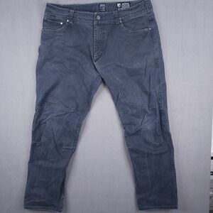 Kuhl Kanvus Jean Womens 16S Charcoal Grey Vintage Patina Dye Outdoor Workwear